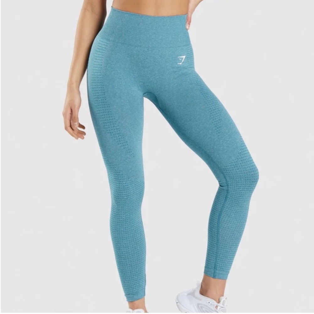 Gymshark Vital Seamless Leggings Tahoe Teal Marl